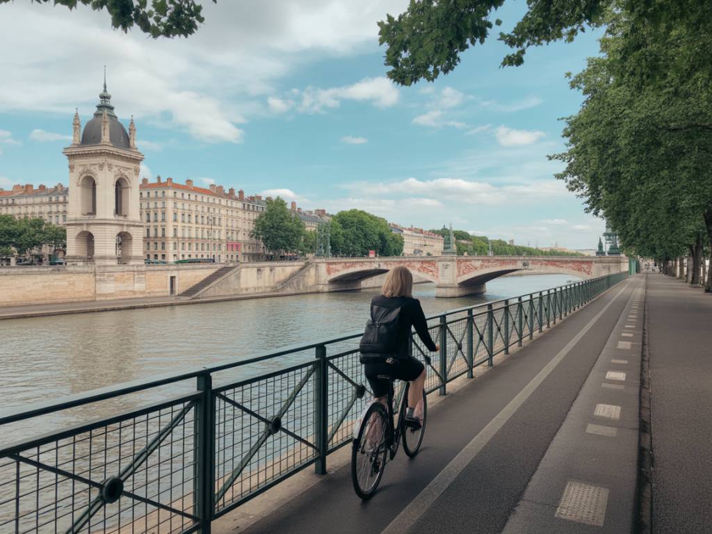 Balade en velo lyon : 10 itinéraires le long du Rhône et de la Saône pour tous les niveaux
